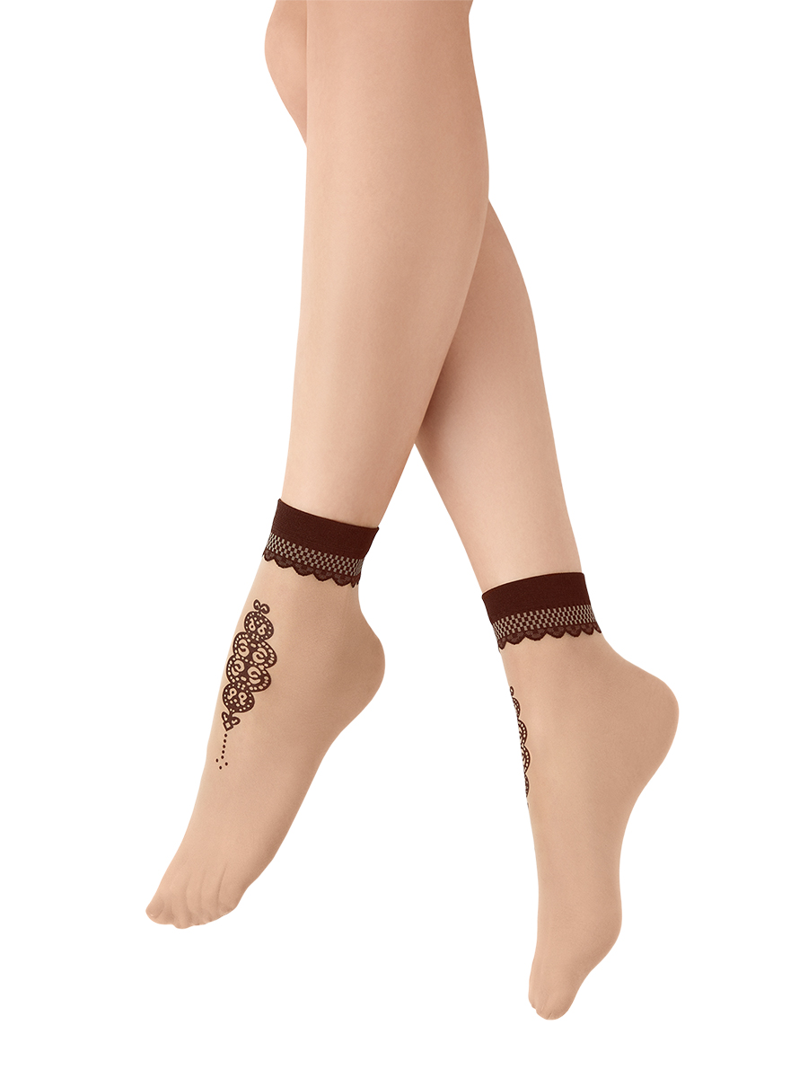 calz. MECHENDI 20 носки (с принтованным орнаментом)