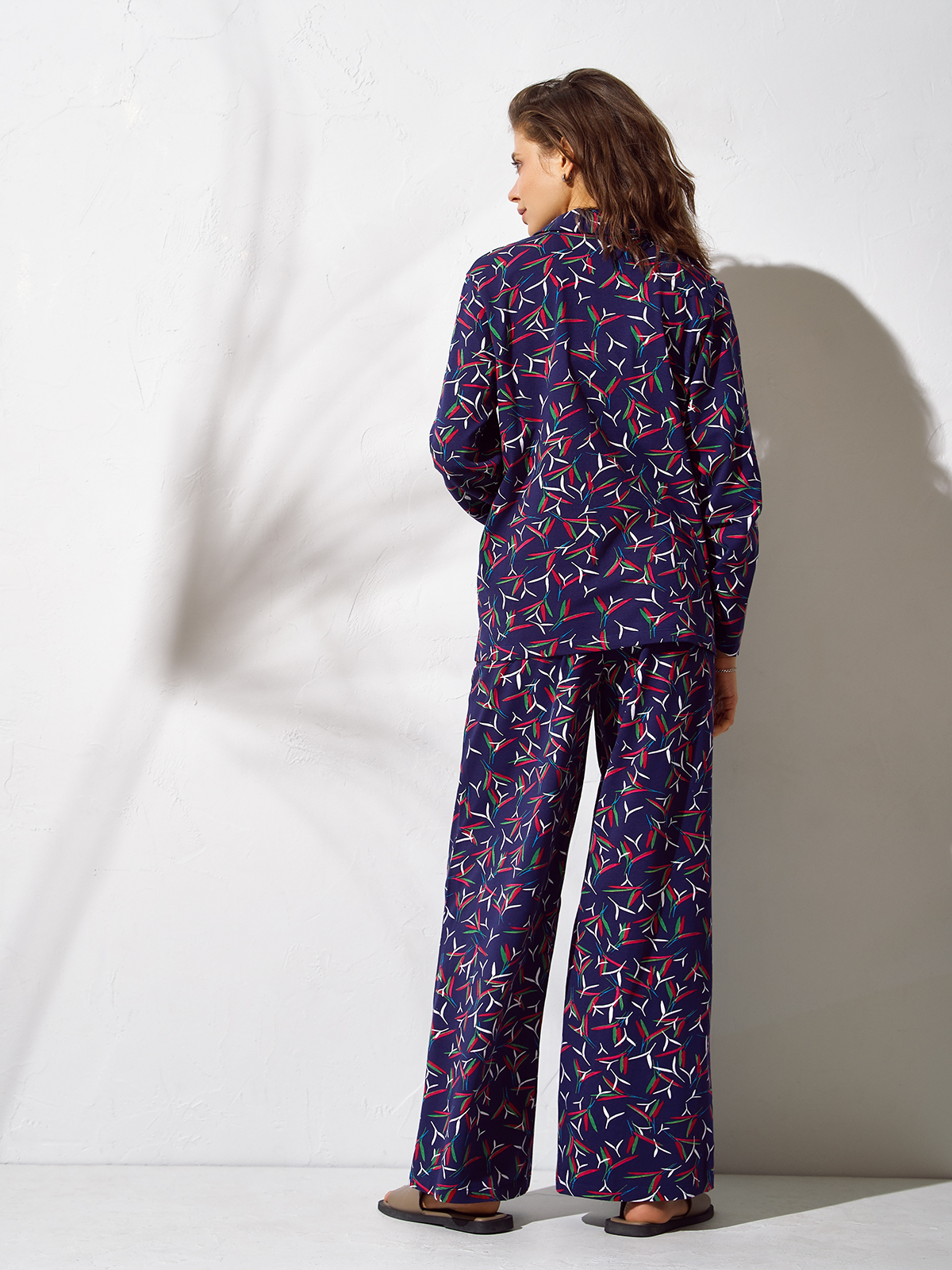 D2834SI Комплект жен.(Рубашка д/рук.+Брюки)