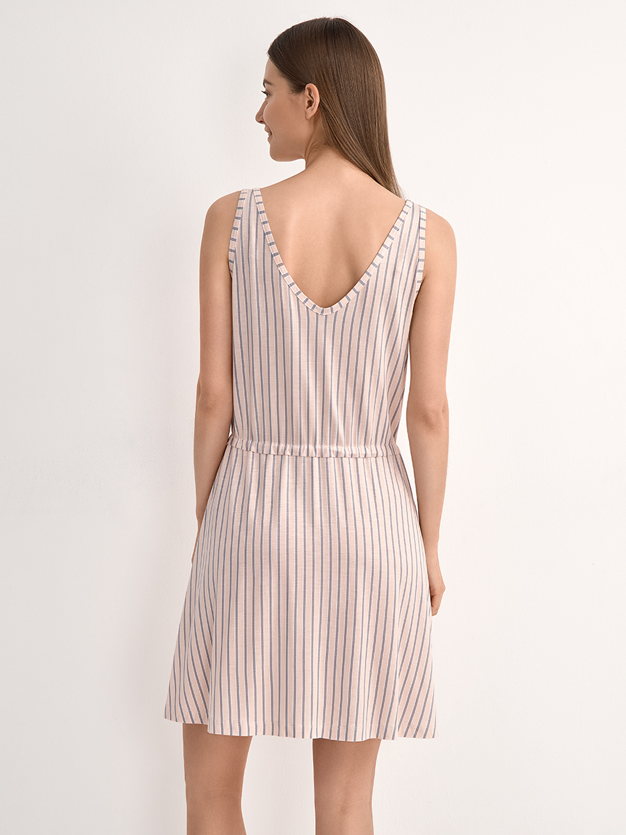 DSi_F SIESTA 0515VI Платье туника женское ( на кулиске полоска)