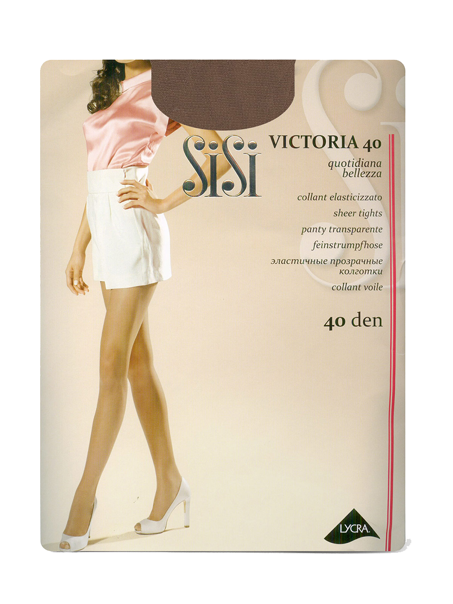 VICTORIA 40 den Колготки с шортиками SISI Классическая коллекция
