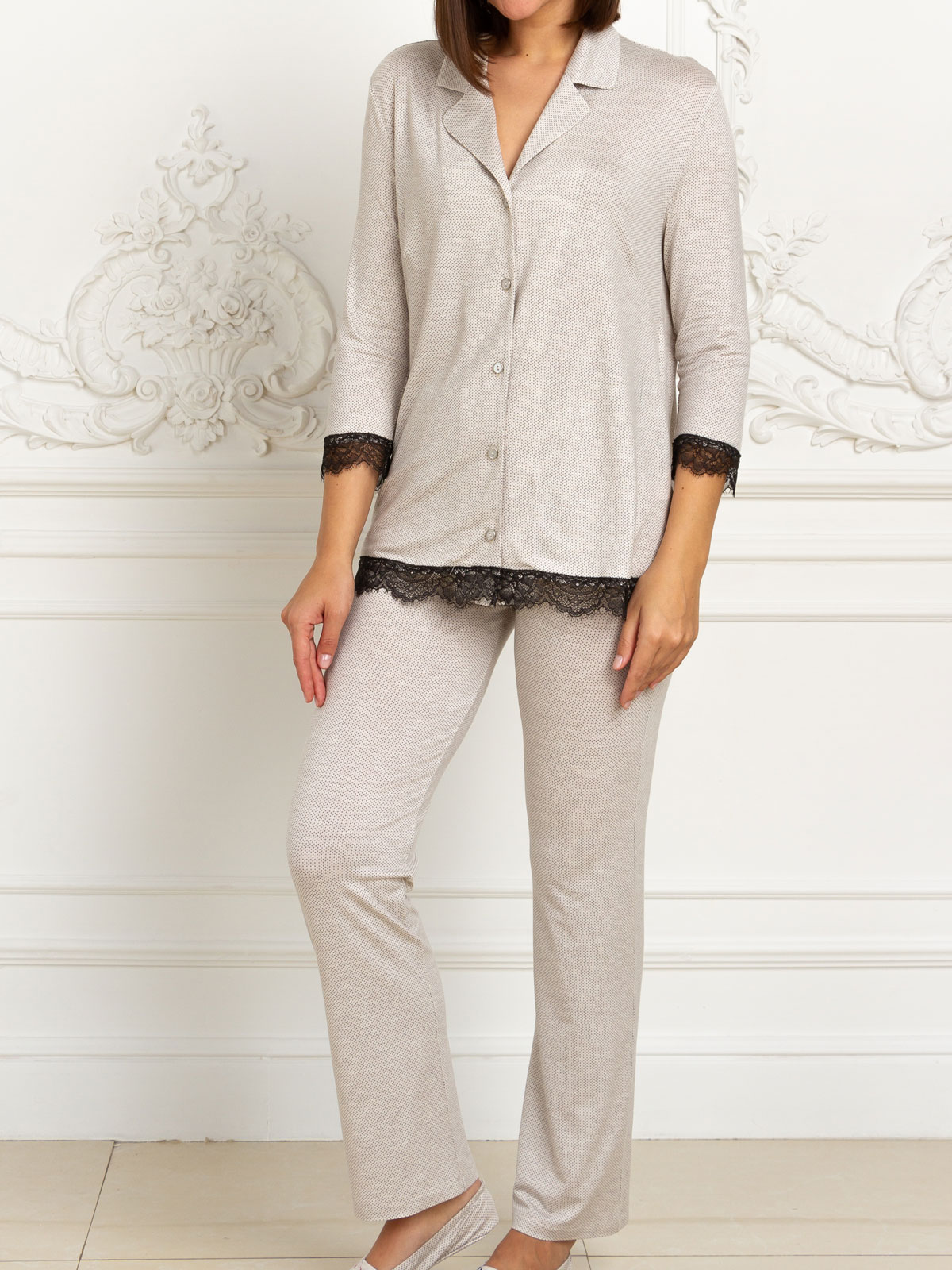 D0834Si Комплект жен. (Рубашка+Брюки)