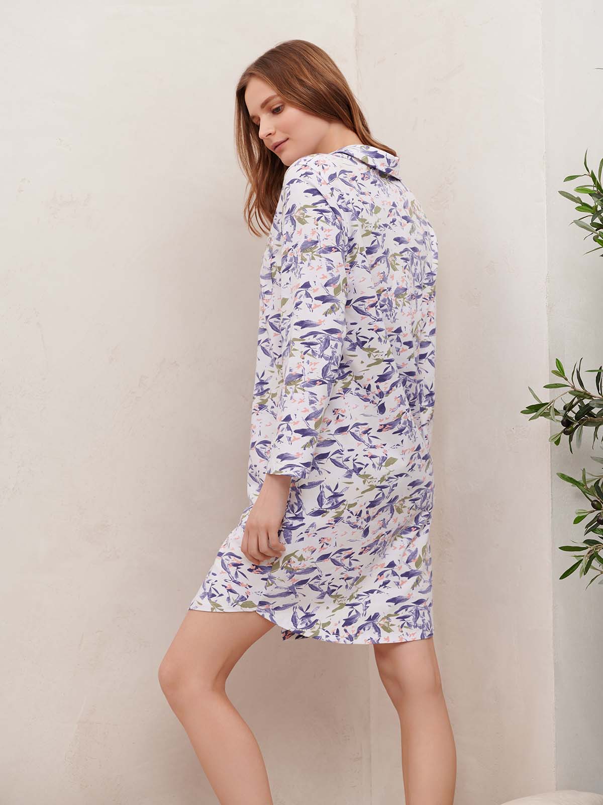 Халат-Рубашка женская SISI LAVANDA