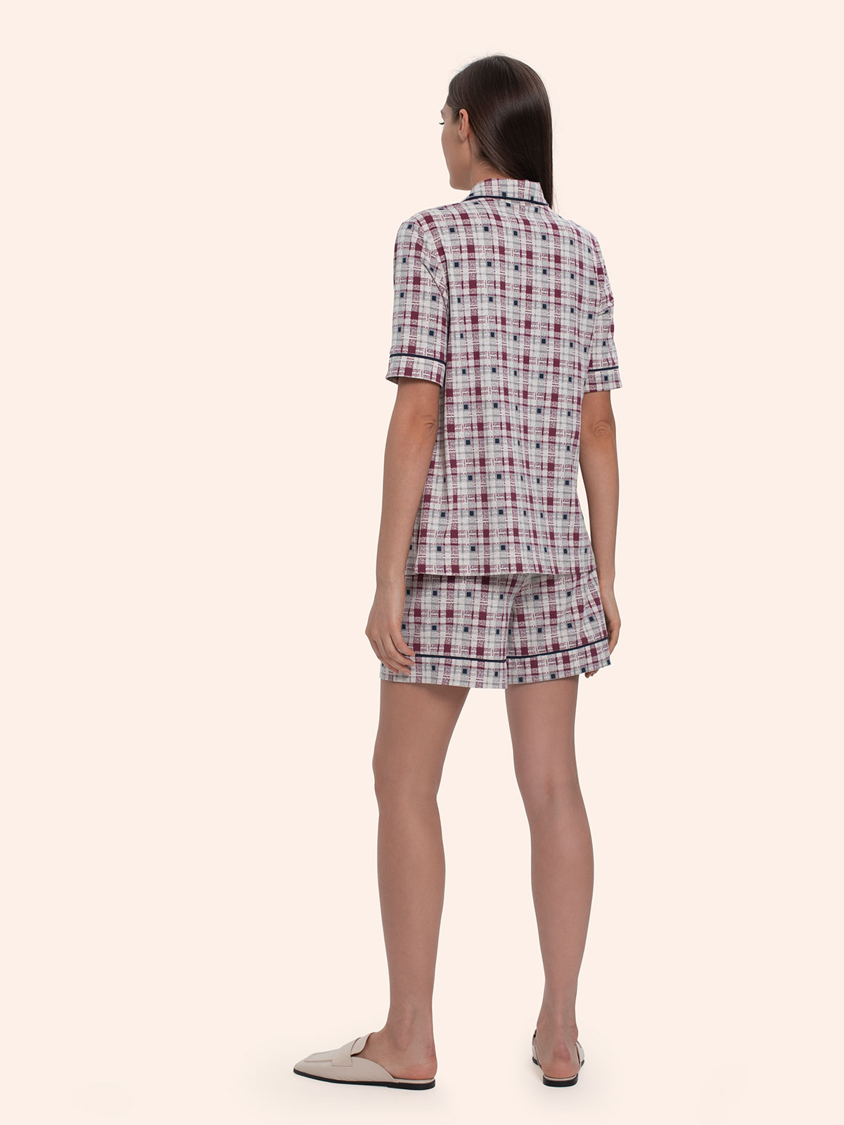 D0922Si Комплект женский (Рубашка+Шорты)