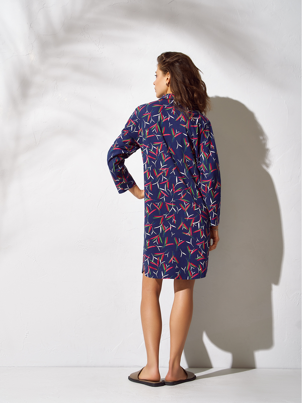 D2843SI Халат-Рубашка женский