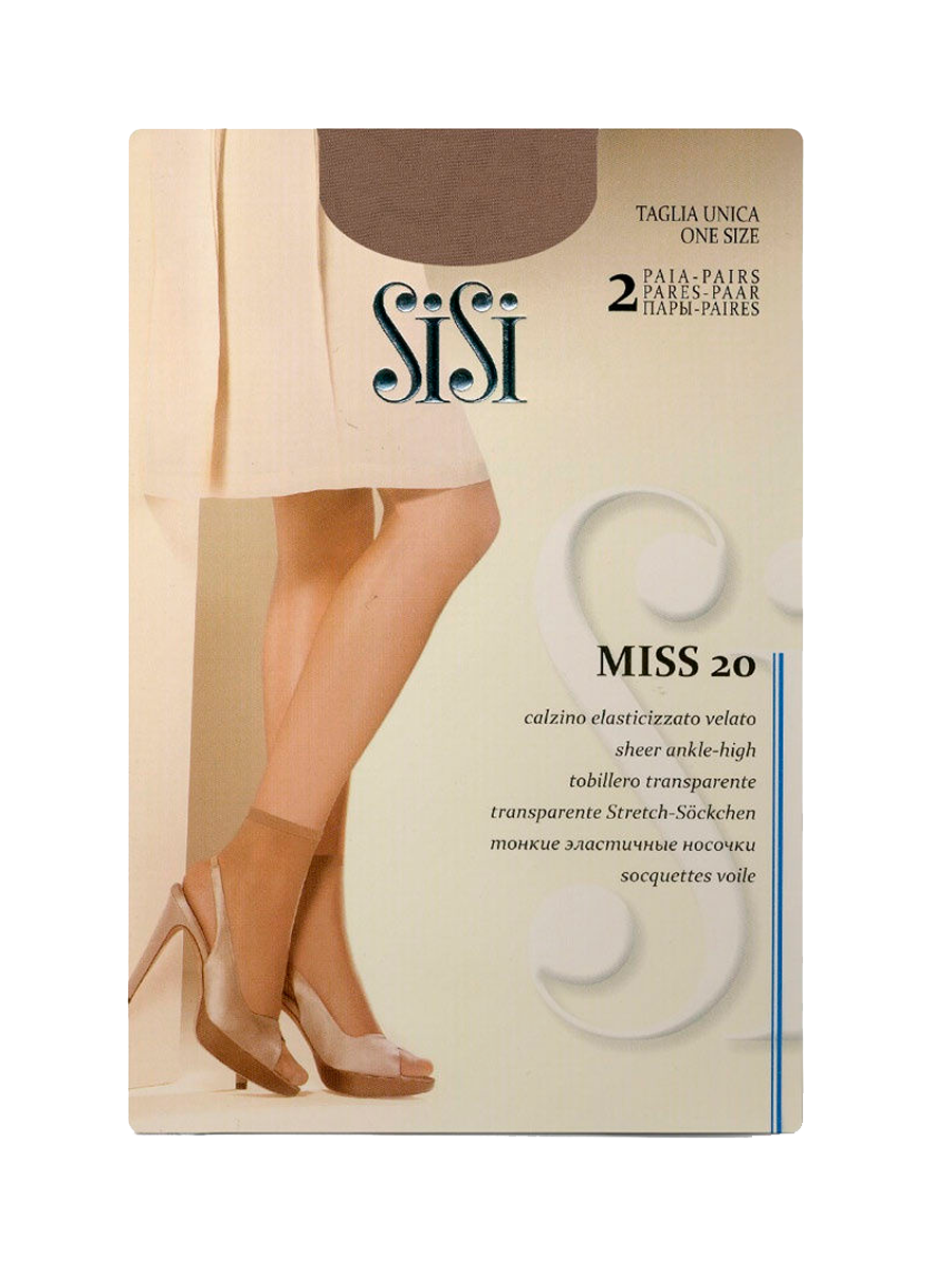 MISS 20 den Эластичные носки (2 пары) SISI Классическая коллекция