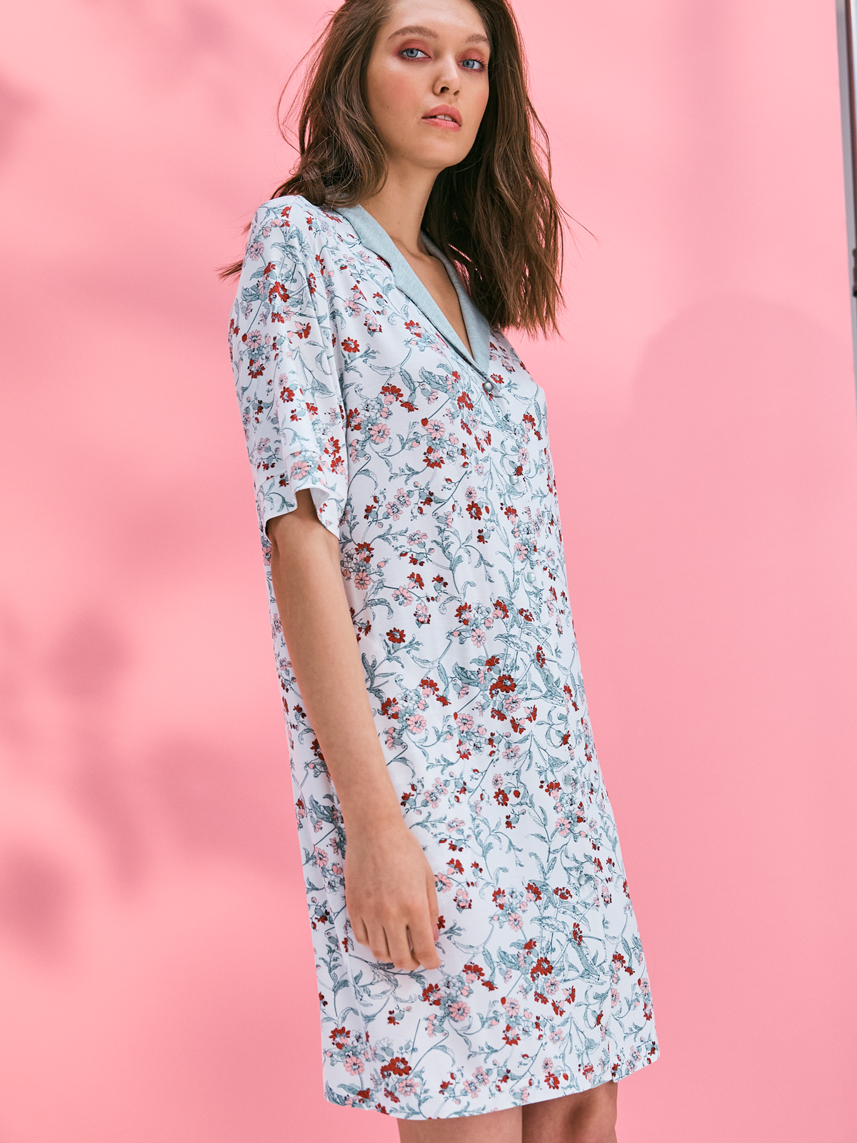 D1142Si Халат-рубашка 